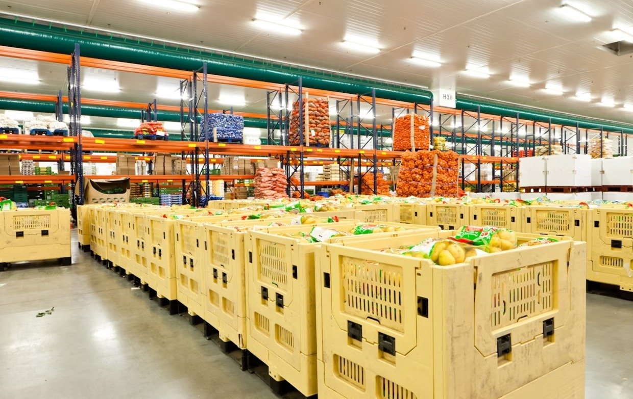 "cold storage warehouse with produce | housetopic